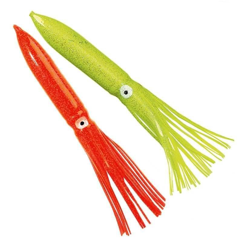Fladen Dev Silikon Kalamar Fosforlu 30 cm