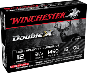 WINCHESTER (USA) DOUBLE-X SUPER MAGNUM BUCKSHOT 15 PELLETS - 12 CAL.