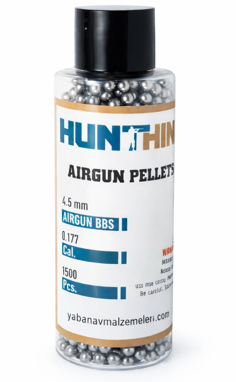 HUNTHINK 4,5 MM BB ÇELİK BİLYE / 1500 ADET