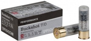 FIOCCHI BUCKSHOT 7/0 27 PELLETS - 12 CAL.