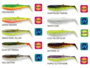 Savage Gear Cannibal Shad 8cm 5gr Holo Baitfish