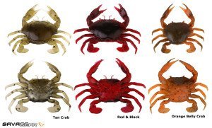 Savage gear LB 3D Manic Crab 7.5 cm 3 Adet Suni Yem Red & Black Crab