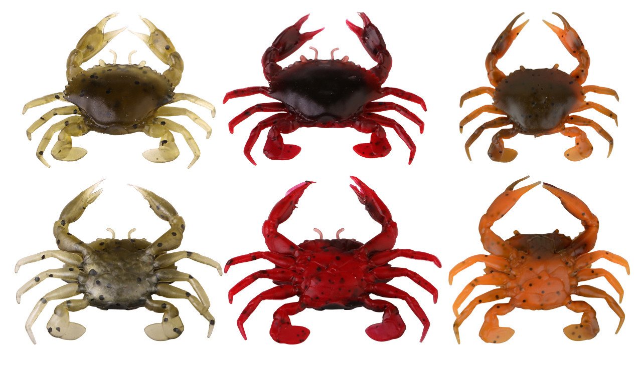 Savage gear LB 3D Manic Crab 7.5 cm 3 Adet Suni Yem Red & Black Crab