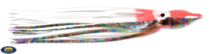 Lineaeffe Hyper Catch Sılıcone Kalamar Red White 12,Cm