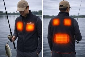 Dickinson Softshell Isıtmalı Siyah Yelek (+Powerbank)