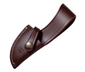 Cudeman 288-C Deer Antler Geyik Boynuzu Saplı Deri Kılıflı Bıçak