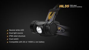 FENİX HL35 MAX 450 LÜMENS KAFA LAMBASI