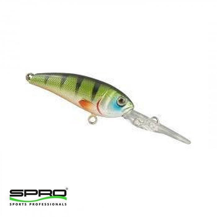 SPRO Chibi Shad 40 LL Green Perch 3P Maket Yem