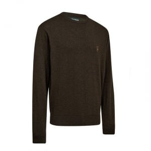 DEERHUNTER Harrington  Kahverengi Yuvarlak Yaka Kazak L