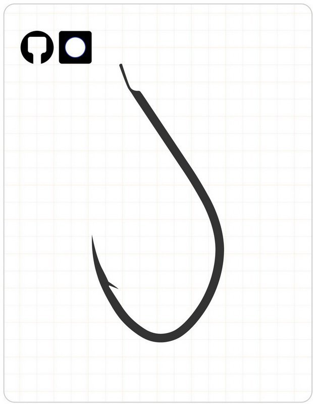 Fudo 3601 Koaji Round Black Nikel İğne 16