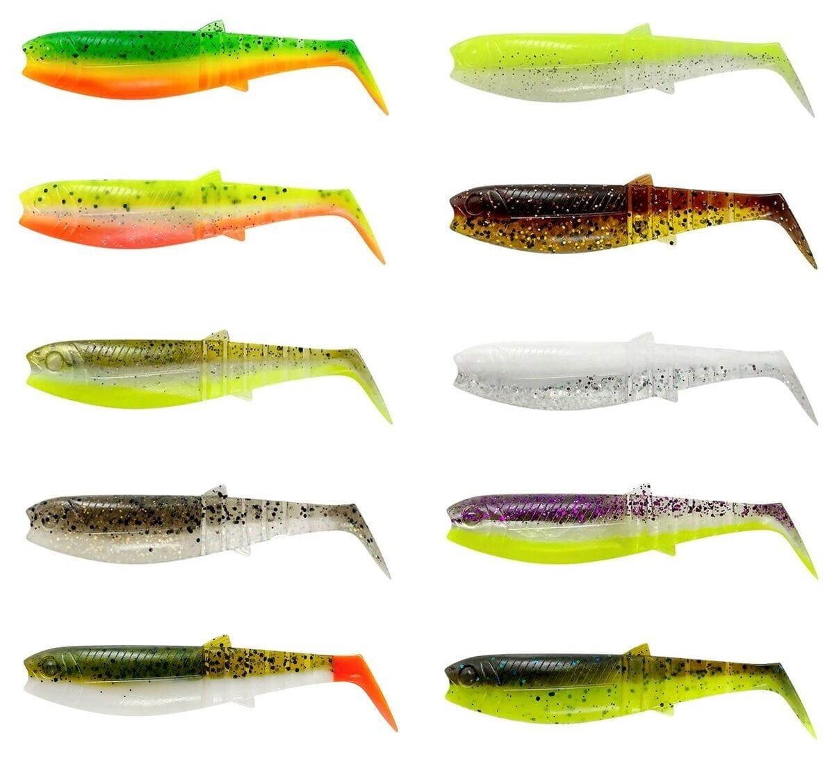 Savage Gear Cannibal Shad 6.8cm 3gr Olive Hot Orange