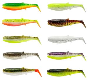 Savage Gear Cannibal Shad 6.8cm 3gr Olive Hot Orange