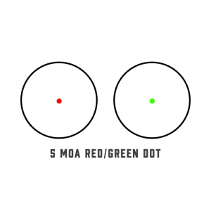BARSKA ELECTRO SIGHT IR RED/GREEN 5 MOA DOT SIGHT