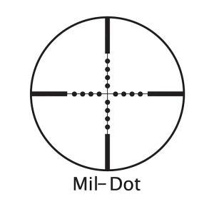 BARSKA 2.5-15X56 AR6 BLK MIL DOT Tüfek Dürbünü