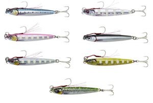 Savage gear 3D Jig Minnow 40 gr 9,3 cm Suni Yem Glow Zebra