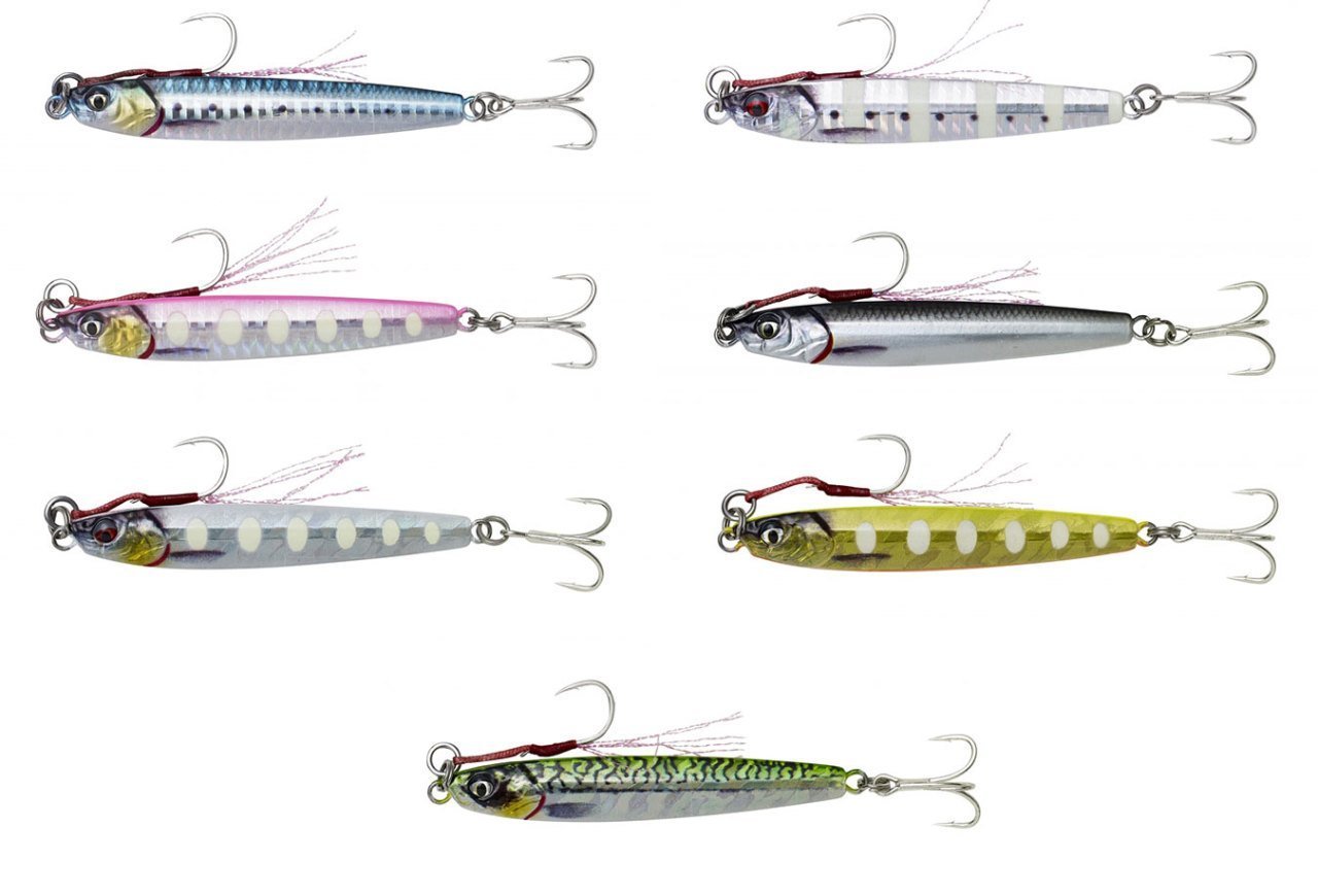 Savage gear 3D Jig Minnow 20 gr 7,5 cm Suni Yem Glow Zebra