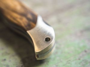 Böker Manufaktur Junior Scout Curly Birch Brown Damascus Çakı