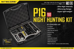 NITECORE P16 960 LÜMEN EL FENERİ SETİ