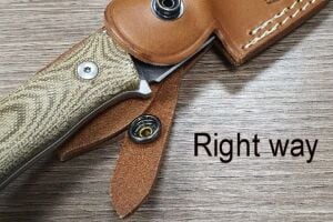 Lionsteel M5 Santos Wood Bıçak