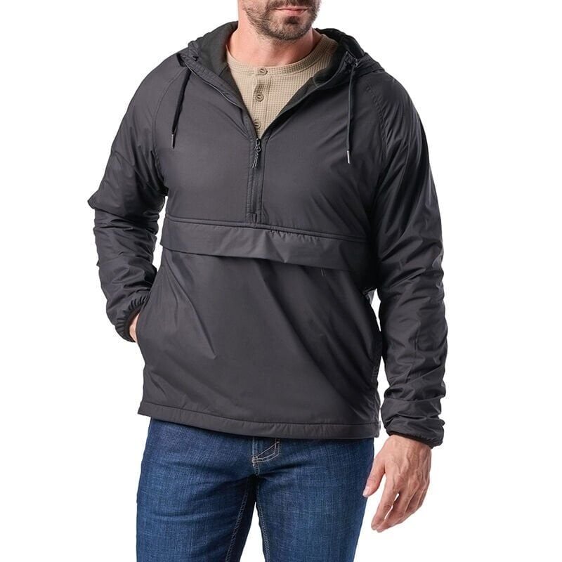 5.11 WARNER ANORAK JACKET BLACK