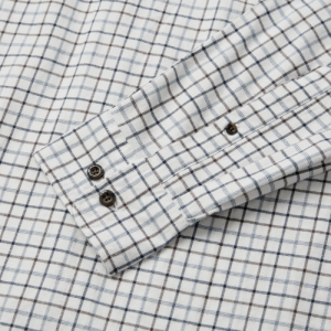 DEERHUNTER Gavin Mavi Kareli Gömlek 41/42