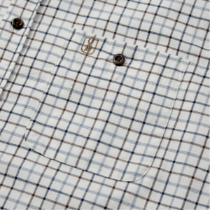 DEERHUNTER Gavin Mavi Kareli Gömlek 41/42