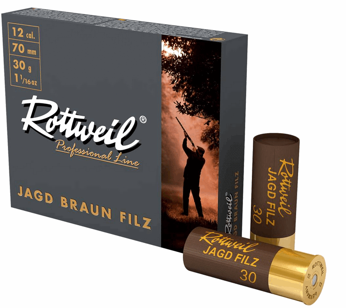 ROTTWEIL JAGD BRAUN KEÇE TAPA 30 GR. AV FİŞEĞİ - 12 CAL.