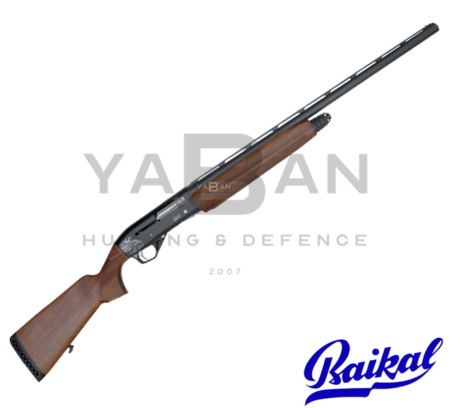 BAIKAL MP-155 AHŞAP ÖRDEK GRAVÜRLÜ YARI OTOMATİK AV TÜFEĞİ