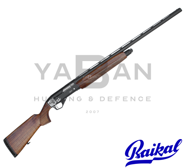 BAIKAL MP-155 AHŞAP VAŞAK GRAVÜRLÜ YARI OTOMATİK AV TÜFEĞİ