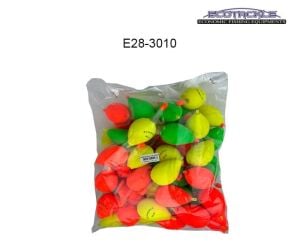 EVA ŞAMANDIRA, MIX- BOYALI TÜPLÜ 50P.