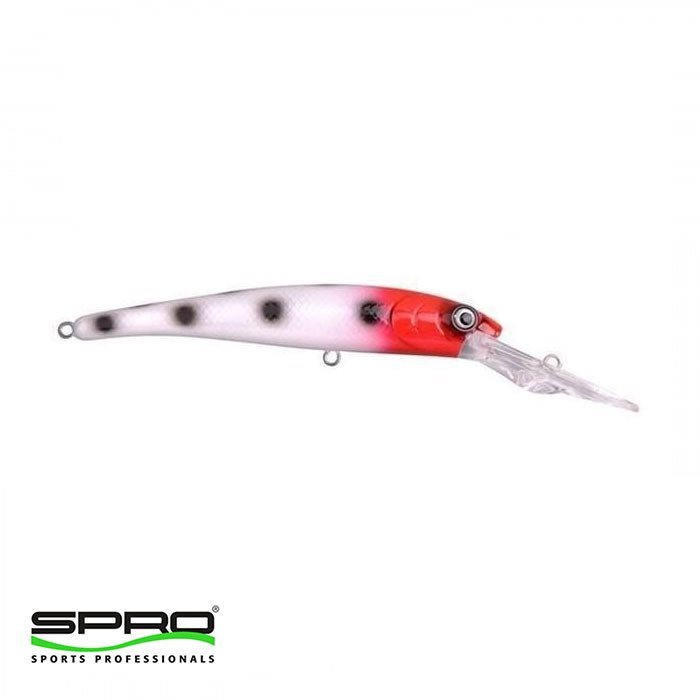 SPRO Moonraker 13,5Cm Dotted Red Head Maket Yem