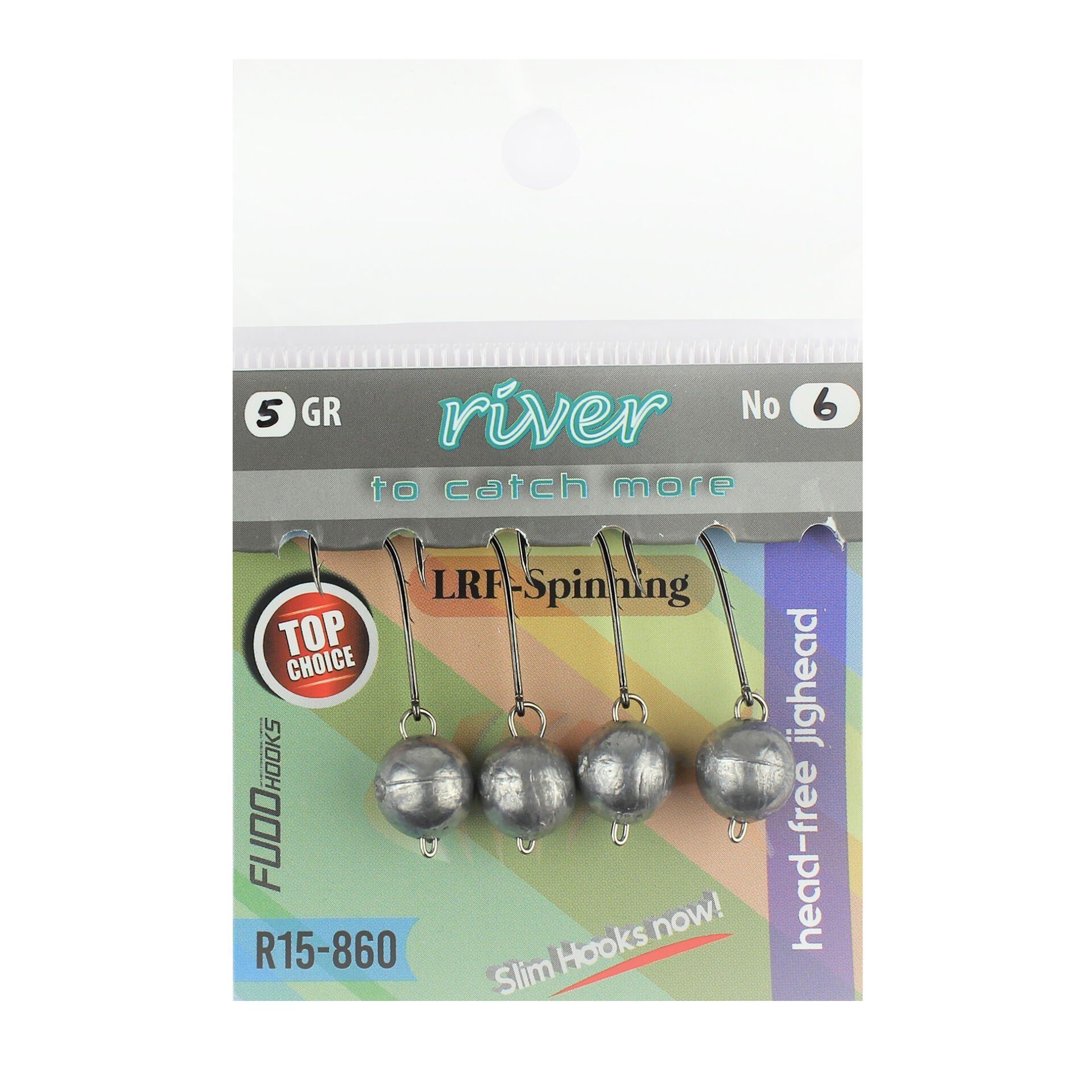 River Mafsallı Hareketli Jig Head 4P 4 GR