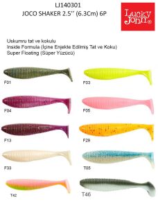 Lucky John Joco Shaker 2.5'' 6.35 cm Silikon Yem T46