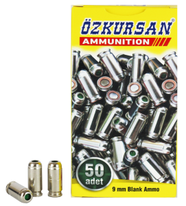 ÖZKURSAN 9 MM SILVER KURUSIKI MERMİSİ