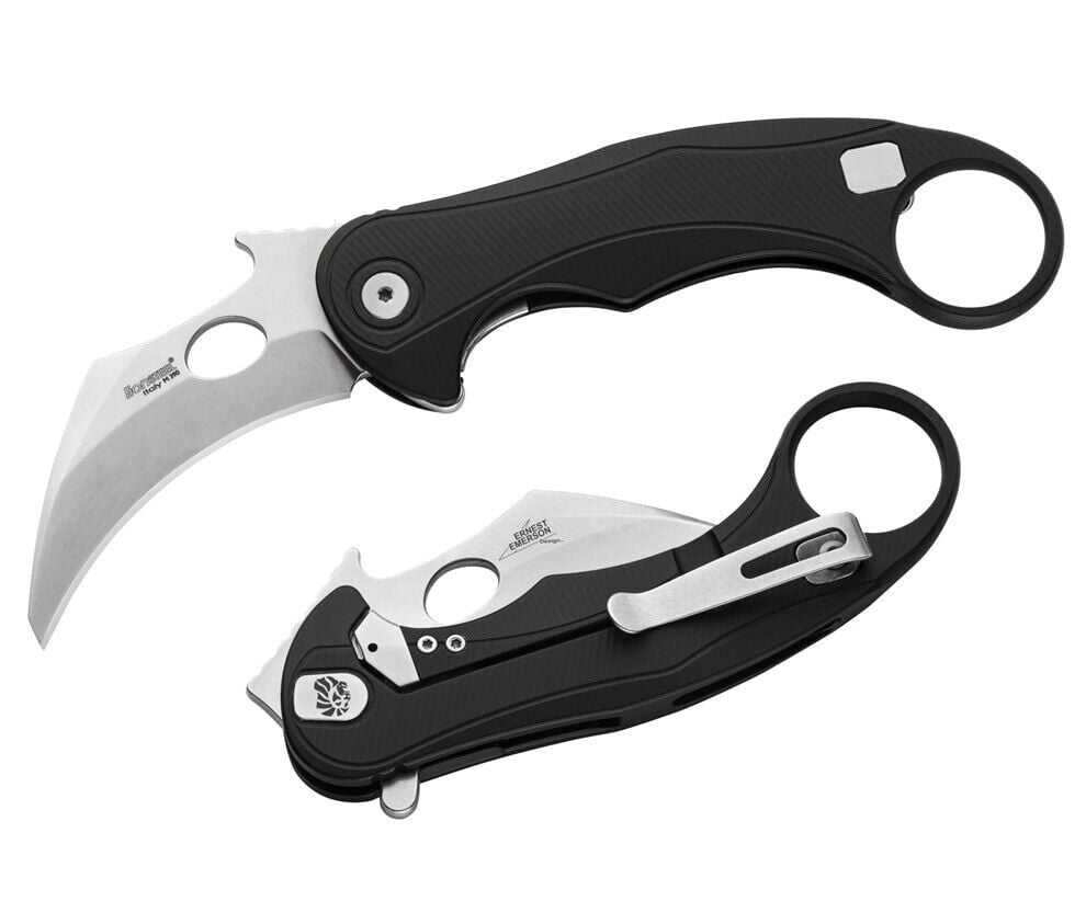 Lionsteel L.E.One Mid- Black / Stone Washed Çakı