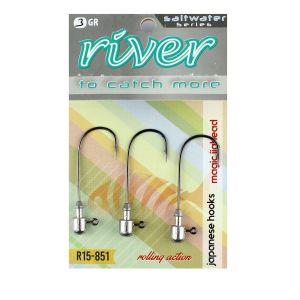 River Magic Jig Head 3P 4 GR