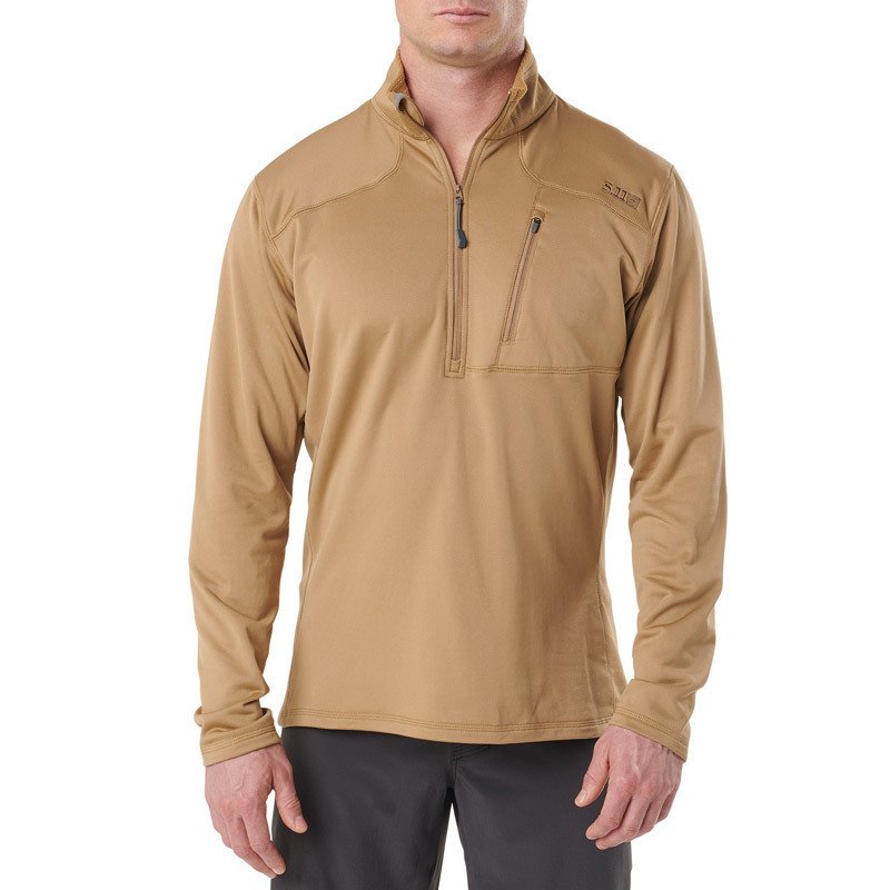 5.11 RECON HLF ZP FLEECE DESERT SWEAT