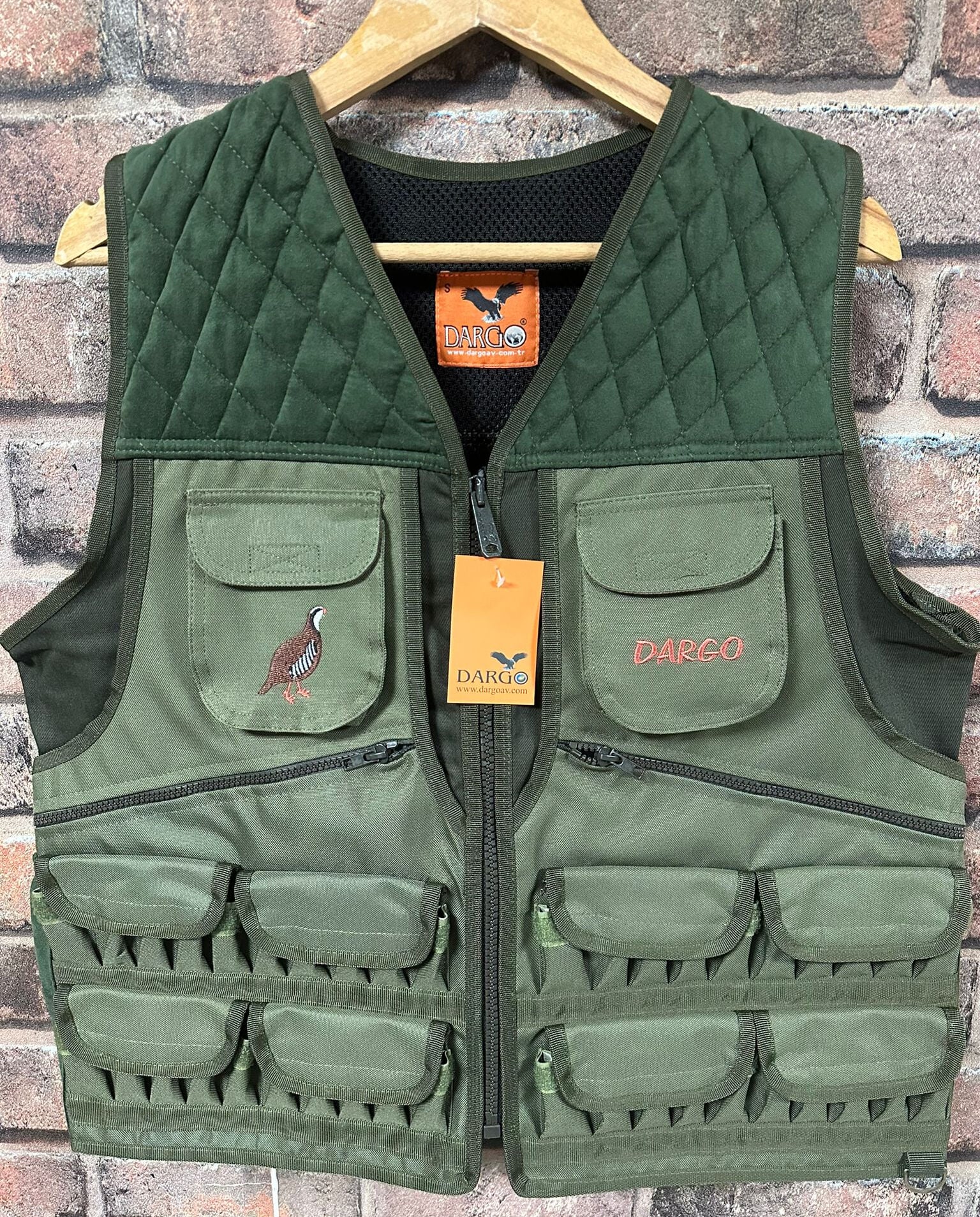 DARGO A07 HAKİ NUBUK AVCI YELEĞİ