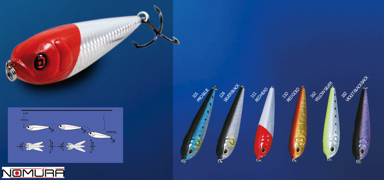 Nomura Miyako 100mm 35g (Gagasız-Sinking) Suni Yem 101