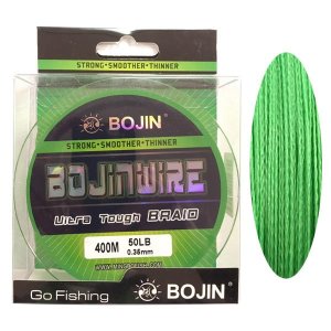 BOJIN 4X Braıd İp Misina 0.35 mm  400 m  Yeşil