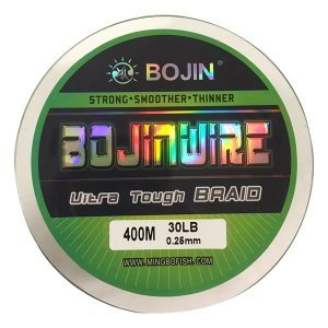 BOJIN 4X Braıd İp Misina 0.25 mm  400 m  Yeşil