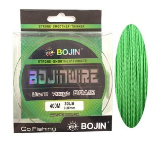 BOJIN 4X Braıd İp Misina 0.25 mm  400 m  Yeşil