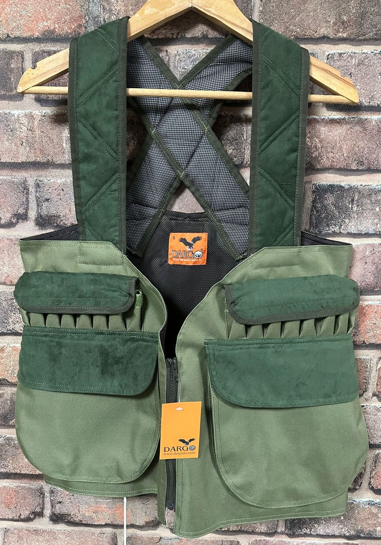 DARGO A08 HAKİ NUBUK AVCI YELEĞİ