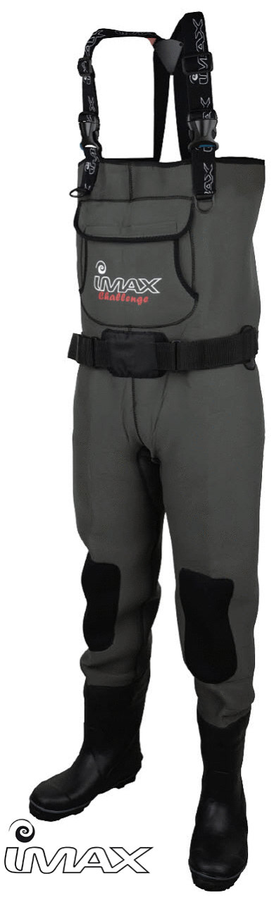 Imax Challenge Neoprene Wader w/Cleated 44/45 - 9/10