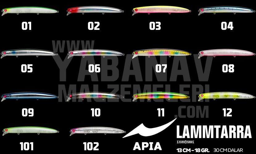 APIA LAMMTARRA 13 CM 18 GR SAHTE BALIK