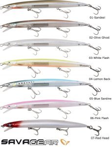 Savage gear Sandeel Jerk Minnow 175 25g Suni Yem 07-Red Head