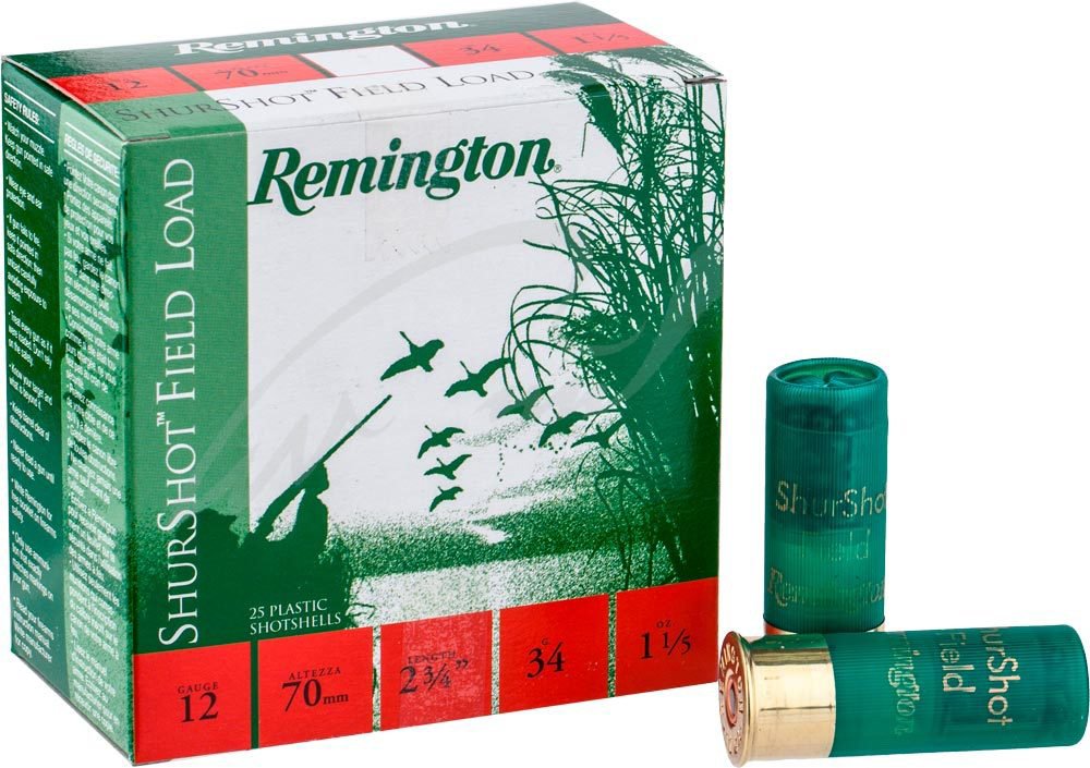 REMINGTON (ITALY) SHURSHOT FIELD LOAD 34 GR. AV FİŞEĞİ - 12 CAL.
