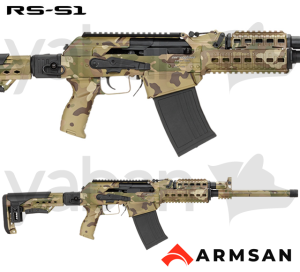 ARMSAN ARMTAC RS-S1 CAMO MULTICAM TELESKOPİK ŞARJÖRLÜ AV TÜFEĞİ