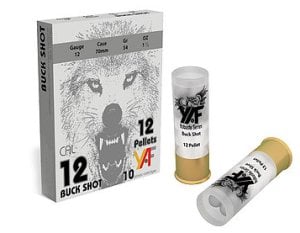 YAF BUCKSHOT 9/0 12 PELLETS - 12 CAL.