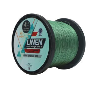 DFT Bojin 4X Linen İp Misina 0.40 mm  1000m  Yeşil
